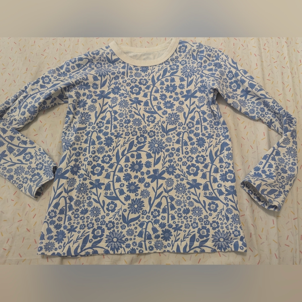 Winter Water Factory Dutch Floral Top